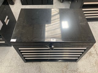 5 DRAWER BLACK METAL TOOL CHEST: LOCATION - A2