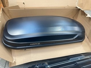 HAPRO TRIVOR 560 ROOF BOX IN BRILLIANT BLACK MODEL : 09DAHK2: LOCATION - A3