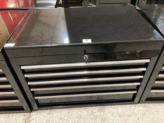 5 DRAWER BLACK METAL LOCKABLE TOOL CHEST: LOCATION - A1