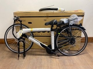 (COLLECTION ONLY) SWIFTY 700C ROUTEMASTER ELECTRIC BIKE IN BLACK - RRP £662: LOCATION - B5