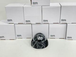 10 X DUMMY/DECOY DOME CAMERAS WITH GLOWING IR LEDS (ORIGINAL RRP - £179) IN BLACK: MODEL NO DKY030B (UNUSED RETAIL) [JPTM127431]