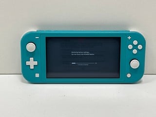 NINTENDO SWITCH LITE 32 GB GAMES CONSOLE (ORIGINAL RRP - £199) IN TURQUOISE: MODEL NO HDH-001 (WITH MAINS POWER ADAPTER & MANUAL) [JPTM127527]