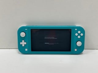 NINTENDO SWITCH LITE 32 GB GAMES CONSOLE (ORIGINAL RRP - £199) IN TURQUOISE: MODEL NO HDH-001 (WITH MAINS POWER ADAPTER) [JPTM127372]