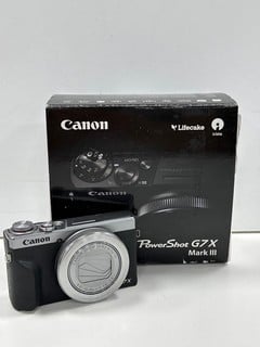 CANON POWERSHOT G7 X MARK III DIGITAL CAMERA IN SILVER: MODEL NO PC2366 (WITH BOX) [JPTM126612]