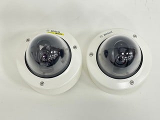 2 X BOSCH DOME SECURITY CAMERAS [JPTM127370]