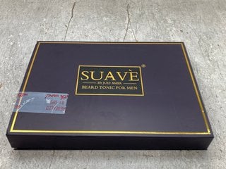 SUAVE BY JUSTIN AMER BEARD TONIC FOR MEN GIFT SET: LOCATION - D7