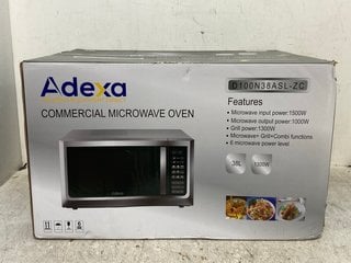 ADEXA COMMERCIAL MICROWAVE OVEN IN SILVER - D100N38ASL-ZC: LOCATION - D7