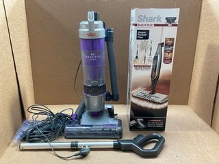 VAX UCA1GEV1 MULTI CYCLONIC UPRIGHT VACUUM CLEANER TO INCLUDE SHARK STEAM POCKET MOP: LOCATION - A1