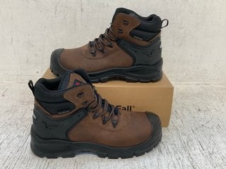 ROCK FALL RF205 HERD WATERPROOF SAFETY BOOTS IN BROWN UK SIZE 11: LOCATION - D3