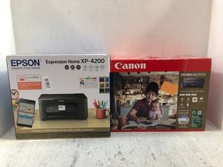 EPSON XP-4200 MULTI-PURPOSE PRINTER TO INCLUDE CANON PIXMA MG2551S MULTI-PURPOSE PRINTER: LOCATION - A14