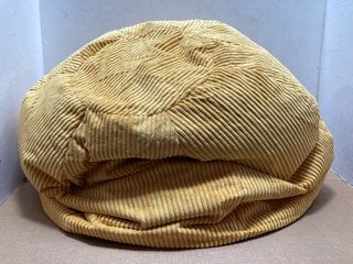 LARGE BEAN BAG IN MUSTARD: LOCATION - A4