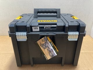 DEWALT TOOL STORAGE BOX: LOCATION - A7