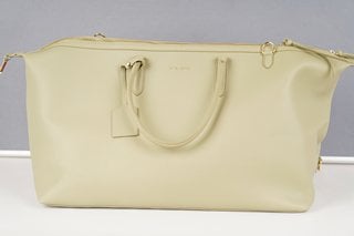 KATIE LOXTON OXFORD WEEKEND HOLDALL IN SOFT SAGE - RRP £119.99: LOCATION - FRONT BOOTH