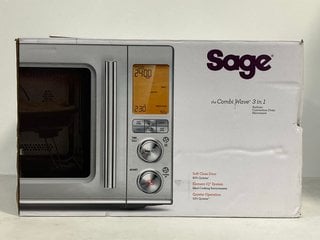 SAGE THE COMBI WAVE 3 IN 1 OVEN - SMO870BSS4GEU1 - RRP £419.99: LOCATION - FRONT BOOTH