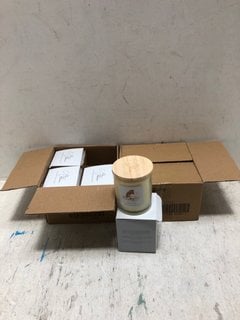 2 X BOXES OF MEY HAWKINS COUNTRY COLLECTION SOY CANDLES IN ORANGE & CINNAMON SCENT: LOCATION - A11