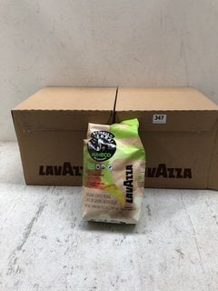 2 X BOXES OF LAVAZZA ORGANIC COFFEE BEANS 1KG - BBE: 30/05/2026: LOCATION - A12