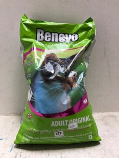 BENEVO ADULT ORIGINAL CAT FOOD 10KG - BBE: 12/01/2026: LOCATION - A13