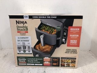 NINJA DOUBLE STACK XL 2-DRAWER 9.5L AIR FRYER - RRP: £176.00: LOCATION - B3