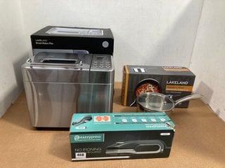 3 X HOUSEHOLD ITEMS TO INCLUDE BREAD MAKER PLUS: LOCATION - B1