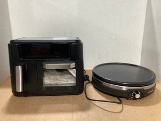 2 - IN - 1 11L AIR FRYER AND OVEN TO INCLUDE PANCAKE AND CREPE MAKER: LOCATION - C1