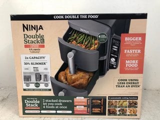 NINJA DOUBLE STACK XL 2-DRAWER 9.5L AIR FRYER - RRP: £176.00: LOCATION - C4