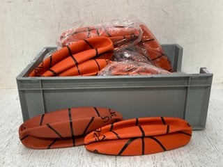 QTY OF SLAZENGER INFLATABLE BASKETBALL BALLS IN ORANGE: LOCATION - B9