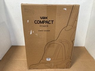 VAX COMPACT POWER CARPET WASHER - MODEL NO. CWCPV011: LOCATION - B12