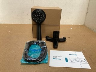 2 X BOXES OF BATH AND SHOWER TAP IN BLACK: LOCATION - B15