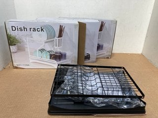 3 X DISH RACKS - MODEL NO. MZY-1139A: LOCATION - B15