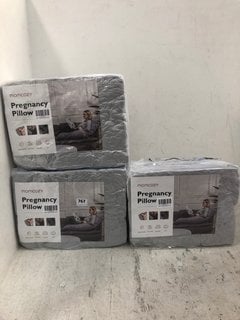 3 X MOMCOZY PREGNANCY PILLOWS IN GREY: LOCATION - C7