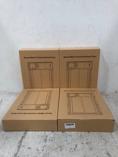 4 X SMART METAL ANIMAL DOORS: LOCATION - C7