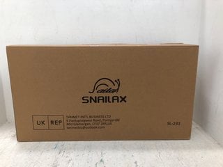 SNAILAX SHIATSU NECK & BACK MASSAGER WITH HEAT - MODEL NO. SL-233: LOCATION - C7