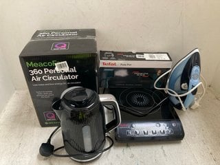 4 X HOUSEHOLD APPLIANCES TO INCLUDE MEACOFAN 360 PERSONAL AIR CIRCULATOR: LOCATION - A*