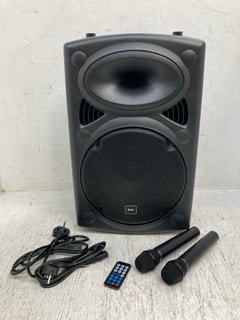 QTX 12'' PORTABLE PA WITH BLUETOOTH - MODEL NO. QR12PA: LOCATION - C10