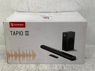 BOMAKER TAPIO III SOUNDBAR SYSTEM - RRP: £134.99: LOCATION - C11