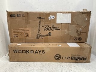 BELEEV KIDS SCOOTER TO INCLUDE WOOKRAYS ADJUSTABLE 3 WHEELS SWING SCOOTER: LOCATION - C12