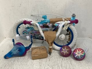 HUFFY 12'' FROZEN GIRLS BIKE - RRP: £150.00: LOCATION - C12