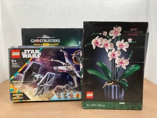 3 X ASSORTED LEGO ITEMS TO INCLUDE STAR WARS THE FIGHTER & X-WING MASH-UP: LOCATION - C13