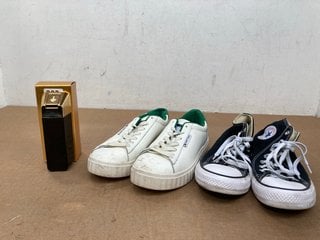 2 X MENS ASSORTED SHOES TO INCLUDE TOMMY JEANS TRAINERS - UK SIZE: 6 TO ALSO INCLUDE 1 MILLION PACO RABANNE EAU DE TOILETTE NATURAL SPRAY 100ML: LOCATION - C13