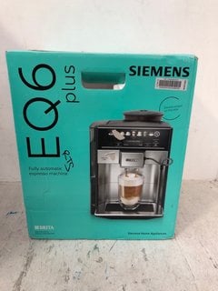 SIEMENS EQ6 PLUS FULLY AUTOMATIC ESPRESSO MACHINE: LOCATION - D15