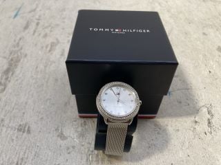 TOMMY HILFIGER CRYSTAL ENCRUSTED WATCH: LOCATION - D14