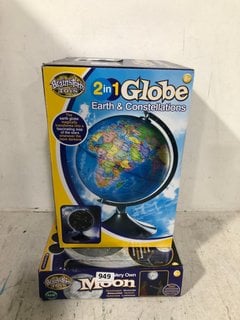 BRAINSTORM TOYS MY VERY OWN MOON TO INCLUDE 2 - IN - 1 GLOBE EARTH & CONSTELLATIONS: LOCATION - D14