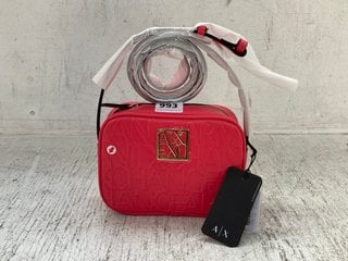 ARMANI EXCHANGE CAMERA CASE PINK BAG: LOCATION - D11