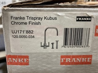 FRANKE TRISPRAY KUBUS CHROME FINISH TAP RRP: £450.00: LOCATION - BR3