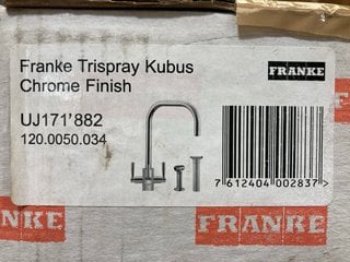 FRANKE TRISPRAY KUBUS CHROME FINISH TAP RRP: £450.00: LOCATION - BR3