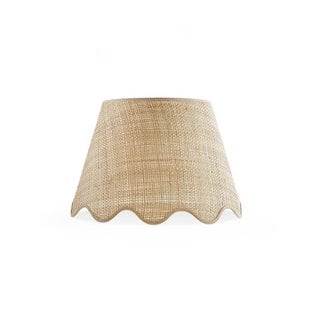 LA REDOUTE DOLKIE 35CM DIAMETER RAFFIA LAMPSHADE. RRP - £160: LOCATION - BR9