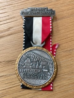 A SWISS MEDAL WITH RIBBON, JUBILÄUMSSCHIESSEN: LOCATION - CR