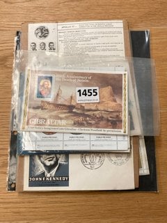 A COLLECTION OF VINTAGE STAMPS, FIRST DAY COVERS ETC: LOCATION - CR