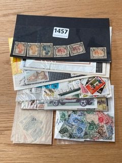 A COLLECTION OF VINTAGE STAMPS, FIRST DAY COVERS ETC: LOCATION - CR