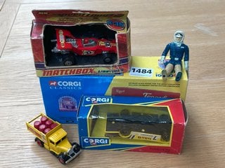 BOX VINTAGE DIE CAST TOYS TO INCLUDE CORGI AND MATCHBOX: LOCATION - CR